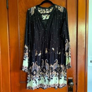 Free People Mini Tunic Dress Sz Large